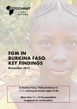 Key Findings:  FGM in Burkina Faso (2015, English)
